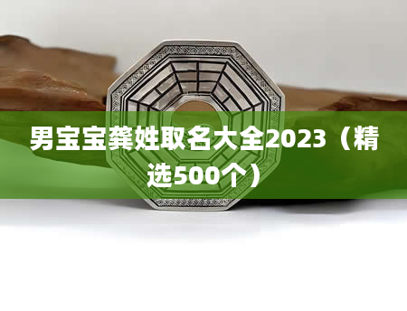 男宝宝龚姓取名大全2023（精选500个）