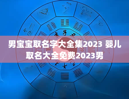 男宝宝取名字大全集2023 婴儿取名大全免费2023男