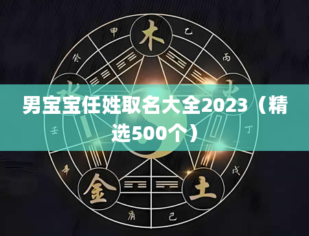 男宝宝任姓取名大全2023（精选500个）