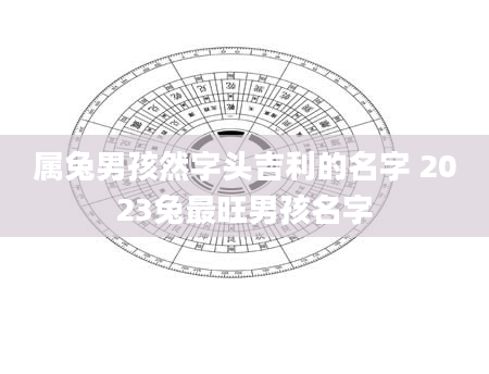 属兔男孩然字头吉利的名字 2023兔最旺男孩名字