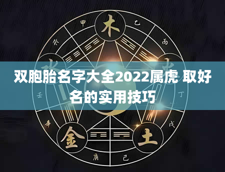 双胞胎名字大全2022属虎 取好名的实用技巧