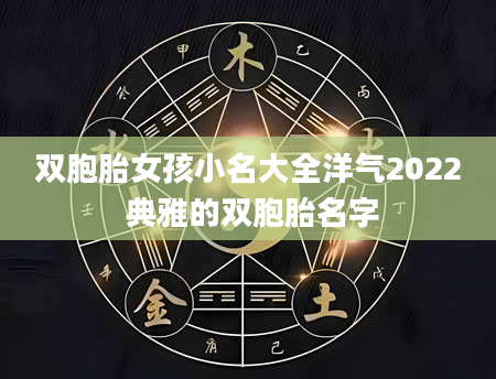 双胞胎女孩小名大全洋气2022 典雅的双胞胎名字