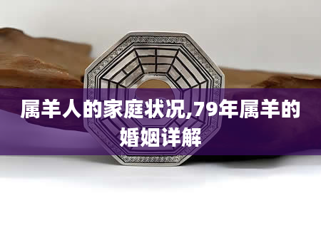 属羊人的家庭状况,79年属羊的婚姻详解