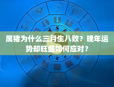 属猪为什么三月生八败？晚年运势却旺盛如何应对？