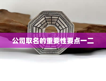 公司取名的重要性要点一二