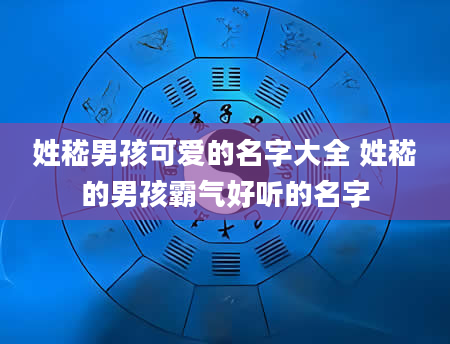 姓嵇男孩可爱的名字大全 姓嵇的男孩霸气好听的名字