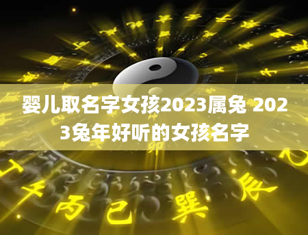 婴儿取名字女孩2023属兔 2023兔年好听的女孩名字