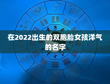 在2022出生的双胞胎女孩洋气的名字