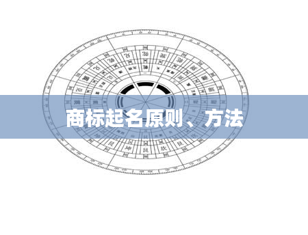 商标起名原则、方法