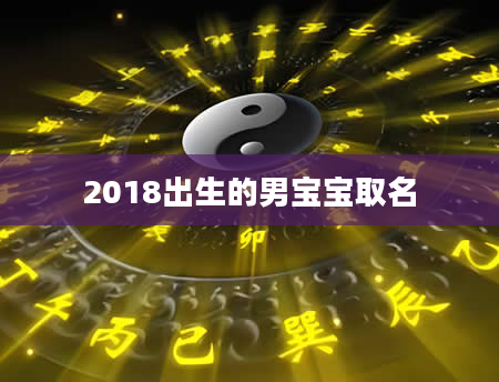 2018出生的男宝宝取名