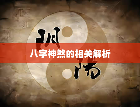 八字神煞的相关解析