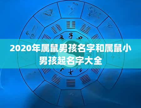 2020年属鼠男孩名字和属鼠小男孩起名字大全