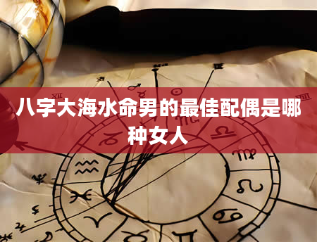 八字大海水命男的最佳配偶是哪种女人