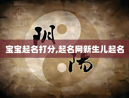 宝宝起名打分,起名网新生儿起名