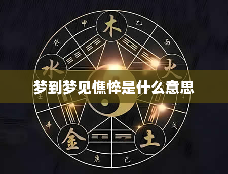 梦到梦见憔悴是什么意思