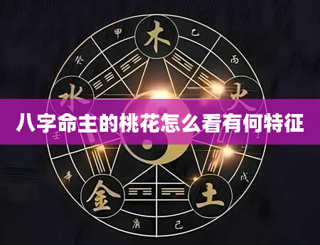 八字命主的桃花怎么看有何特征