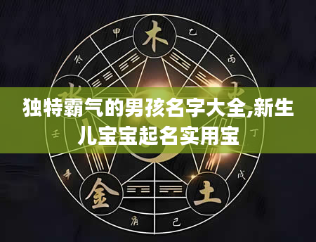 独特霸气的男孩名字大全,新生儿宝宝起名实用宝