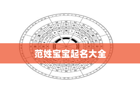 范姓宝宝起名大全