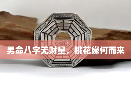 男命八字无财星，桃花缘何而来