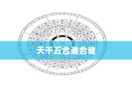 天干五合谁合谁