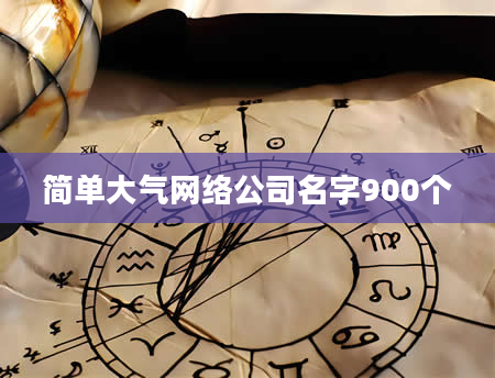 简单大气网络公司名字900个