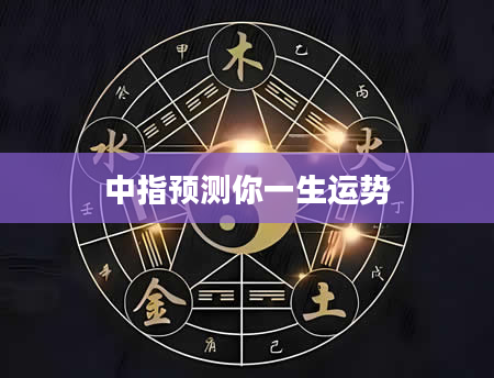 中指预测你一生运势