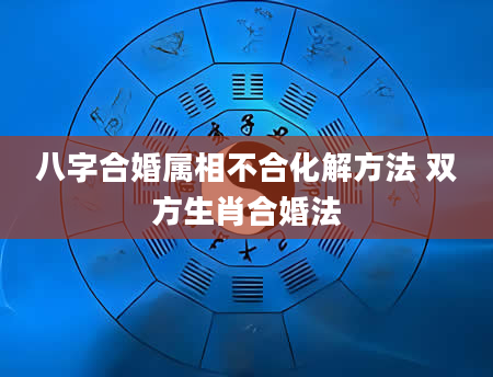 八字合婚属相不合化解方法 双方生肖合婚法