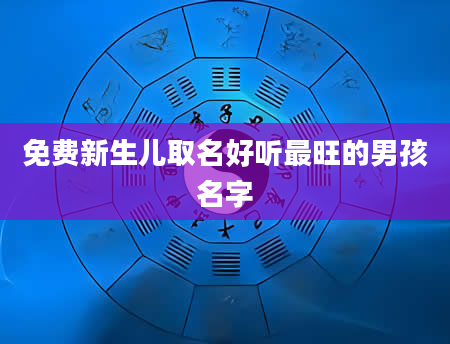 免费新生儿取名好听最旺的男孩名字