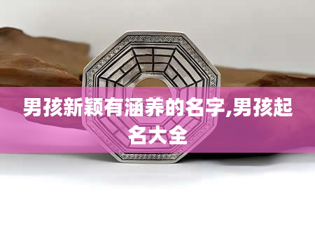 男孩新颖有涵养的名字,男孩起名大全
