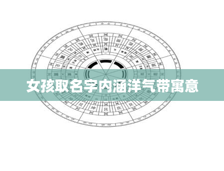 女孩取名字内涵洋气带寓意