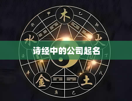 诗经中的公司起名