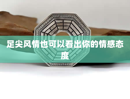 足尖风情也可以看出你的情感态度