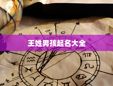 王姓男孩起名大全