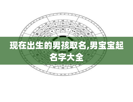 现在出生的男孩取名,男宝宝起名字大全