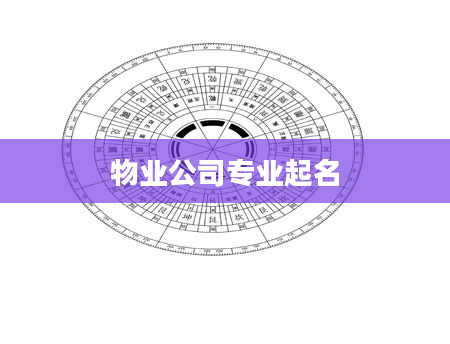 物业公司专业起名