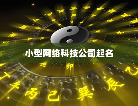 小型网络科技公司起名