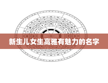 新生儿女生高雅有魅力的名字
