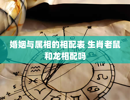 婚姻与属相的相配表 生肖老鼠和龙相配吗