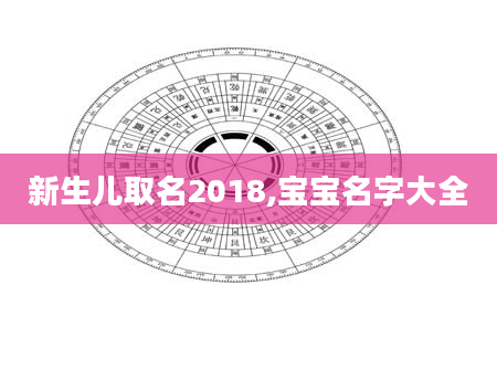 新生儿取名2018,宝宝名字大全
