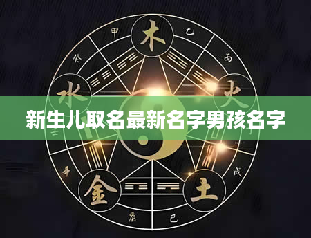新生儿取名最新名字男孩名字