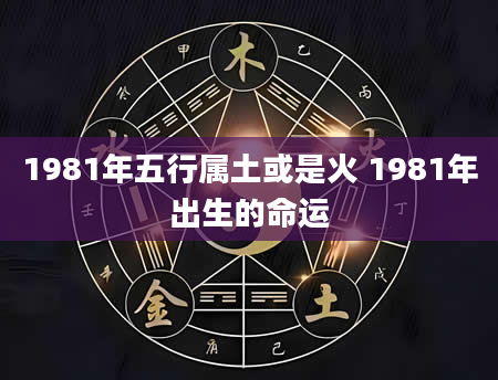 1981年五行属土或是火 1981年出生的命运