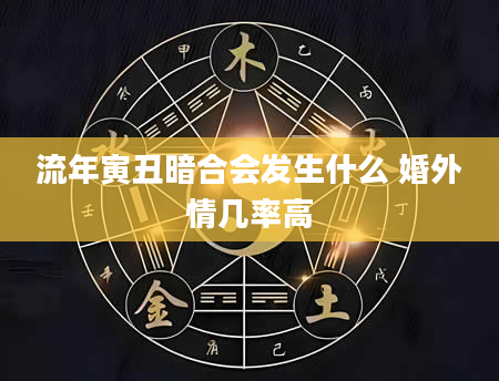 流年寅丑暗合会发生什么 婚外情几率高