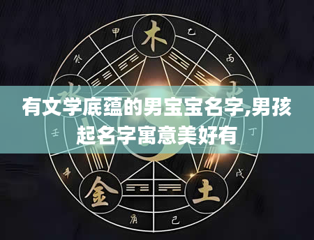 有文学底蕴的男宝宝名字,男孩起名字寓意美好有