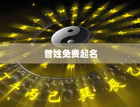 曾姓免费起名