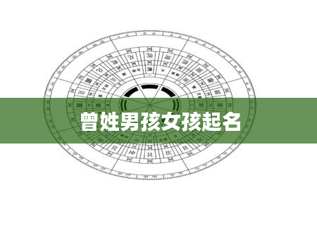 曾姓男孩女孩起名