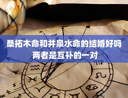 桑拓木命和井泉水命的结婚好吗 两者是互补的一对