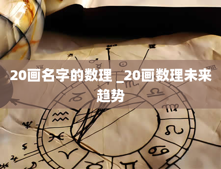 20画名字的数理 _20画数理未来趋势
