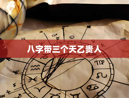 八字带三个天乙贵人