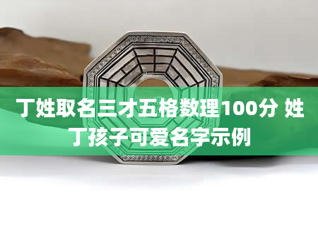 丁姓取名三才五格数理100分 姓丁孩子可爱名字示例