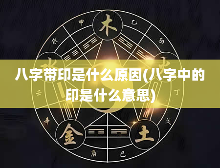 八字带印是什么原因(八字中的印是什么意思)